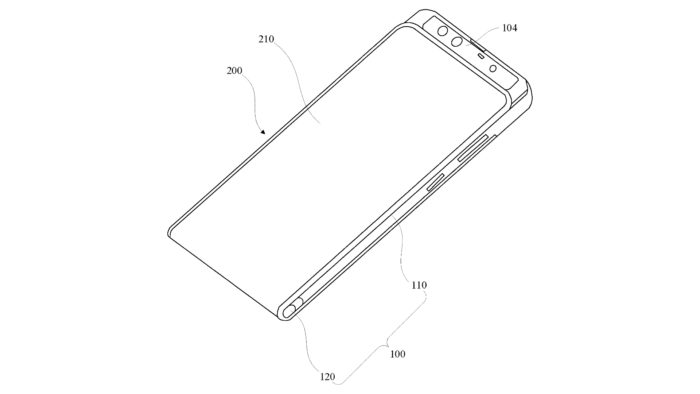 Xiaomi registra patente de celular com tela flexível e deslizante (Foto: Reprodução/WindowsUnited)