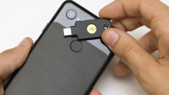 Chave de segurança YubiKey 5C usa NFC e USB-C para desbloqueio