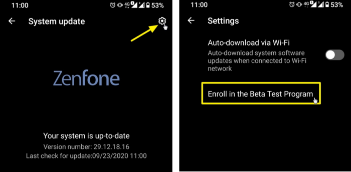 Zenfone 7: saiba como se inscrever no programa de testes do Android 11 beta (Foto: Reprodução/ZenTalk Community)