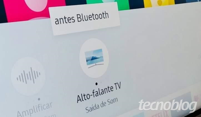Bluetooth: Smart TV Samsung RU7100