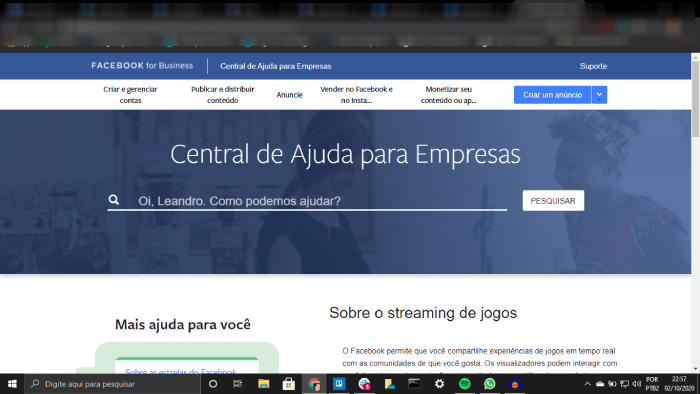 Facebook Gaming ou Twitch / Leandro Kovacs / Foto