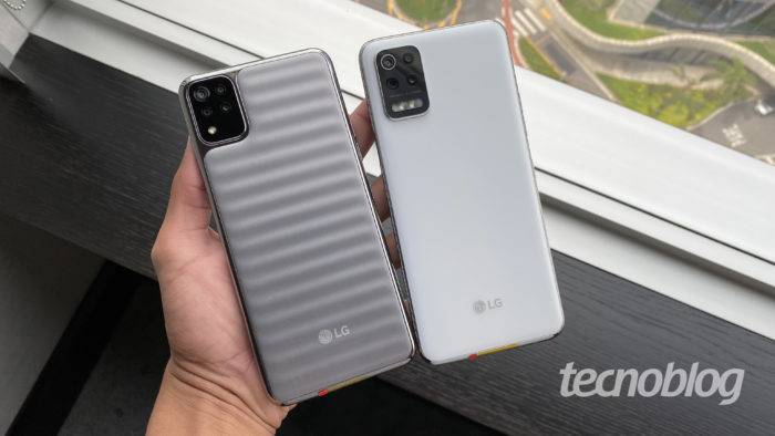 LG K52 e K62+ (Imagem: Darlan Helder/Tecnoblog)