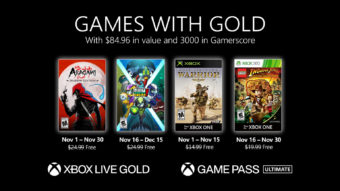 Xbox Live Gold de novembro tem Aragami: Shadow Edition e mais jogos grátis