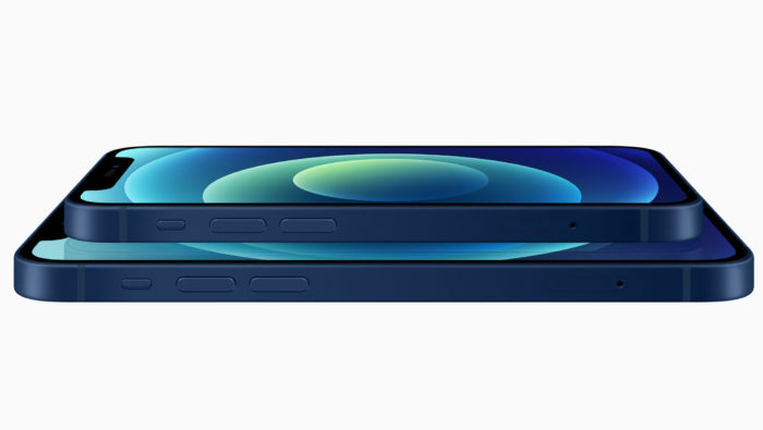 iPhone 12 Mini na cor azul
