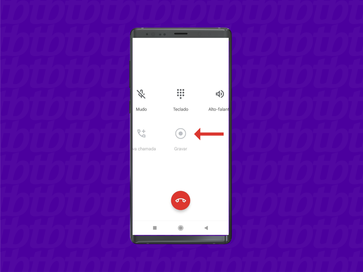 Imagem: reprodução tela do smartphone - como gravar ligação sem apps
