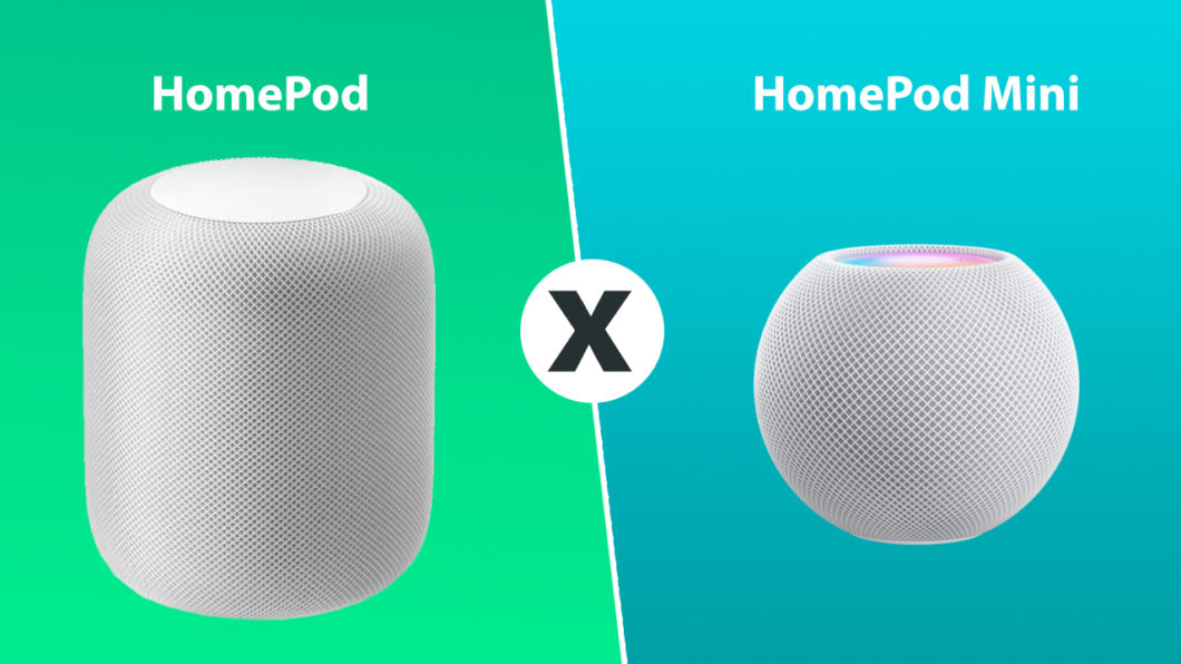 Comparativo Homepod vs Homepod mini - Apple
