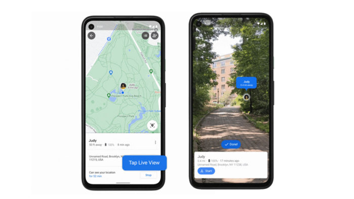 Google Maps ganha compartilhamento de localização com Live View