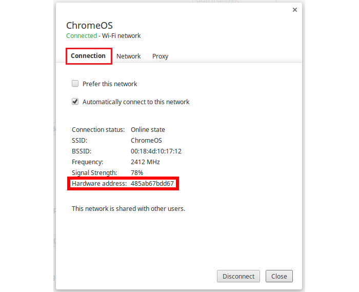 Configurações de Rede do Chrome OS (Imagem: Google/Reprodução)