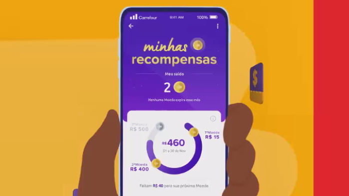 App dará recompensas (Imagem: Divulgação/Carrefour)