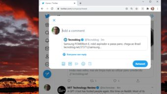 Twitter priorizará retweet com comentário em teste no Brasil