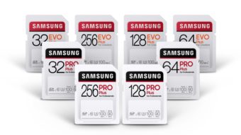 Pro Plus e Evo Plus são os novos cartões SD rápidos da Samsung