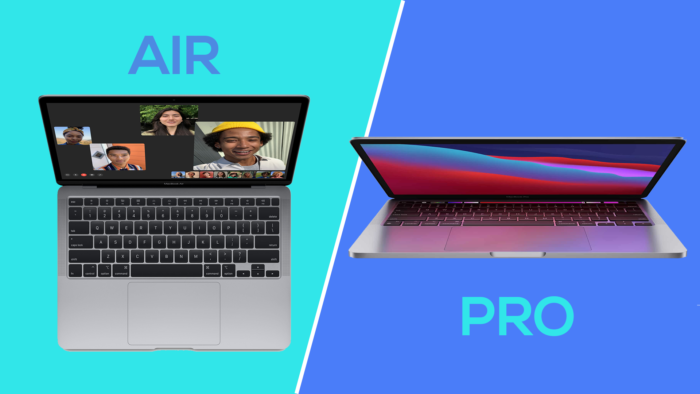 MacBook Air vs MacBook Pro; o que muda? [Apple M1]