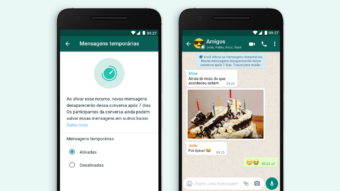 WhatsApp lança mensagens temporárias que somem em 7 dias