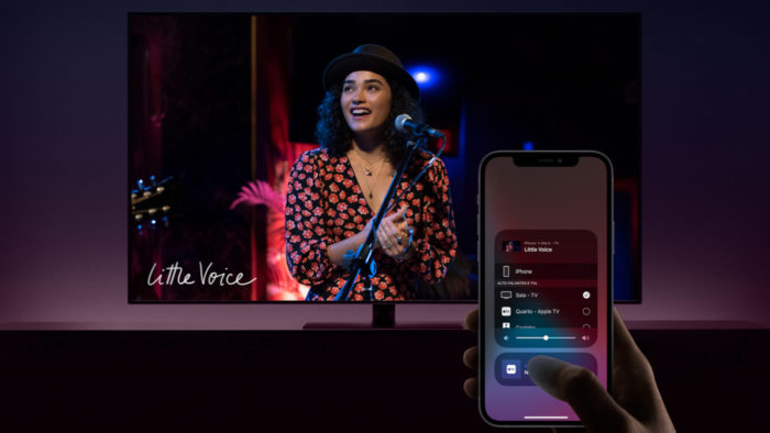 Apple AirPlay em ação (Imagem: Divulgação/Apple)