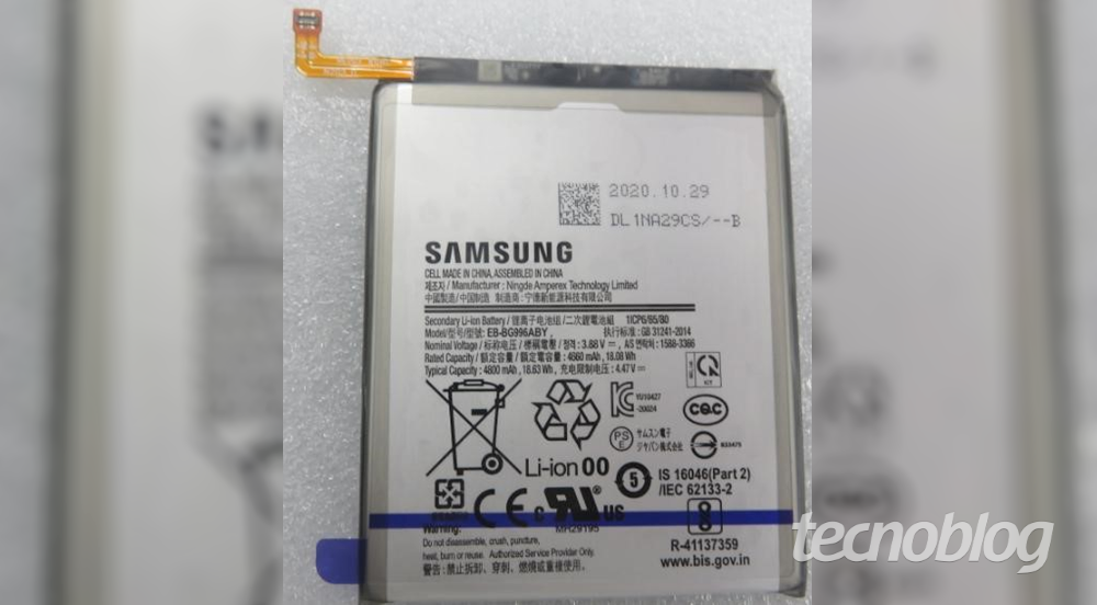 Bateria inchada parece ser um novo problema nos celulares da Samsung