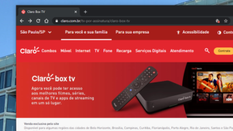 Claro Box TV expande IPTV para BH, Brasília e mais cinco cidades