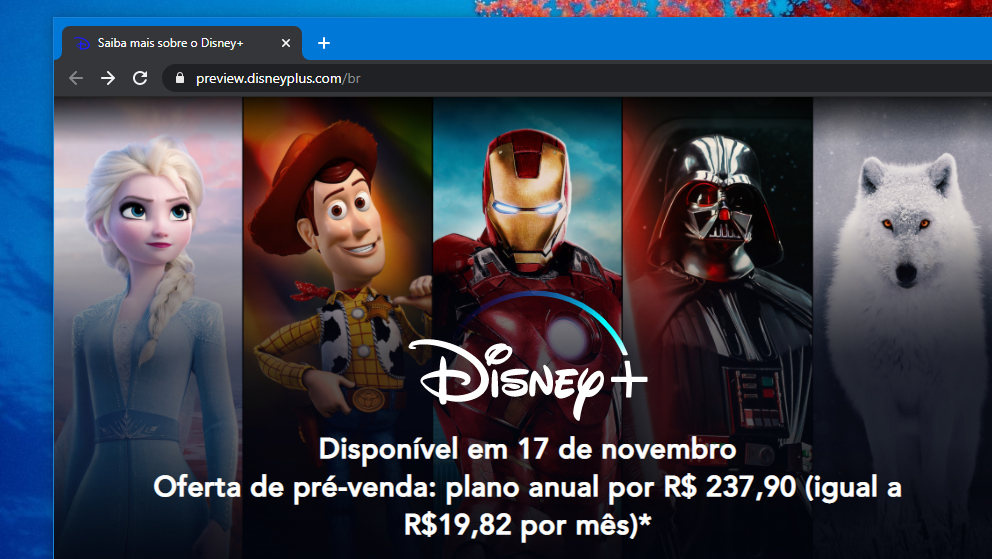 Disney+ estreia no Brasil (Imagem: Reprodução/Disney+)