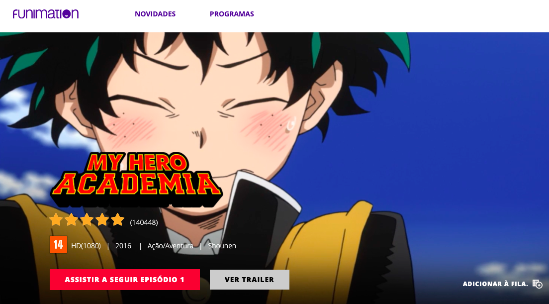 NOVOS MELHORES ANIMES DUBLADOS FUNIMATION BRASIL - Top Lista de Animes  dublados Funimation no brasil 