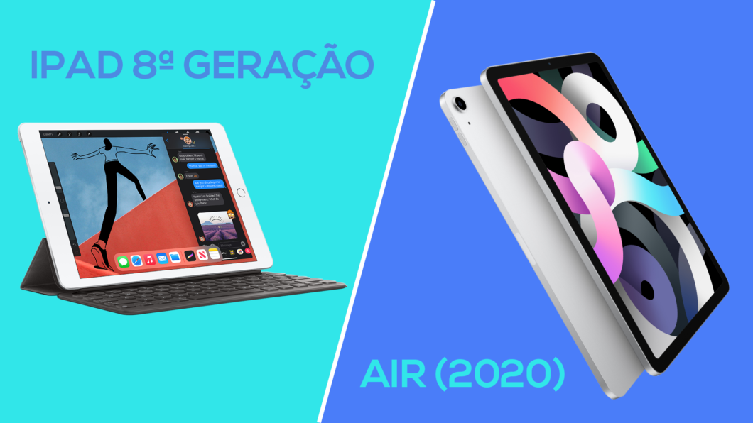 iPad 8 vs iPad Air 2020 (Imagem: Vitor Pádua/Tecnoblog)