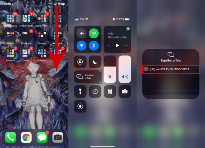 Como Espelhar iPhone na TV Panasonic