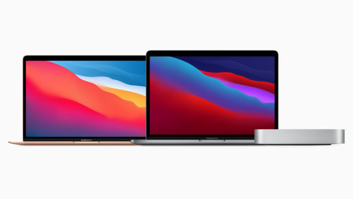 MacBook Air, MacBook Pro de 13 polegadas e Mac Mini (Imagem: Divulgação/Apple)