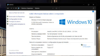 Windows 10 impede acesso a recursos do Painel de Controle