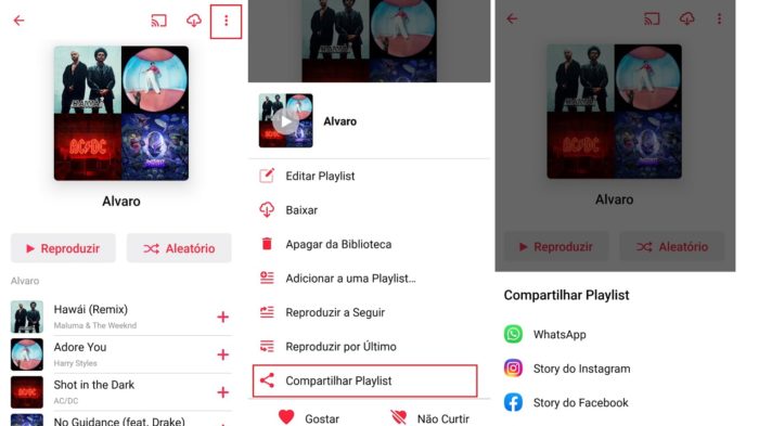 Compartilhe suas Playlists no Apple Music (Imagem: Reprodução / Apple Music)