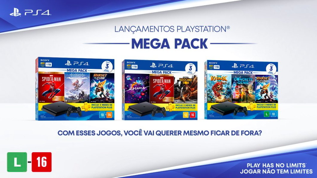 Sony anuncia o novo PlayStation Plus com três categorias de