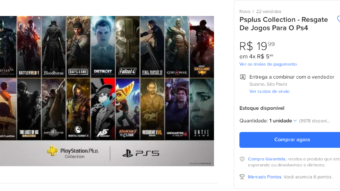 Usuários revendem PS Plus Collection do PS5 para PS4 no Brasil