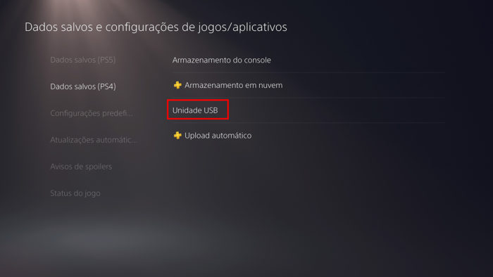 É possível armazenar (mas não jogar) games do PS5 em dispositivo USB -  Olhar Digital