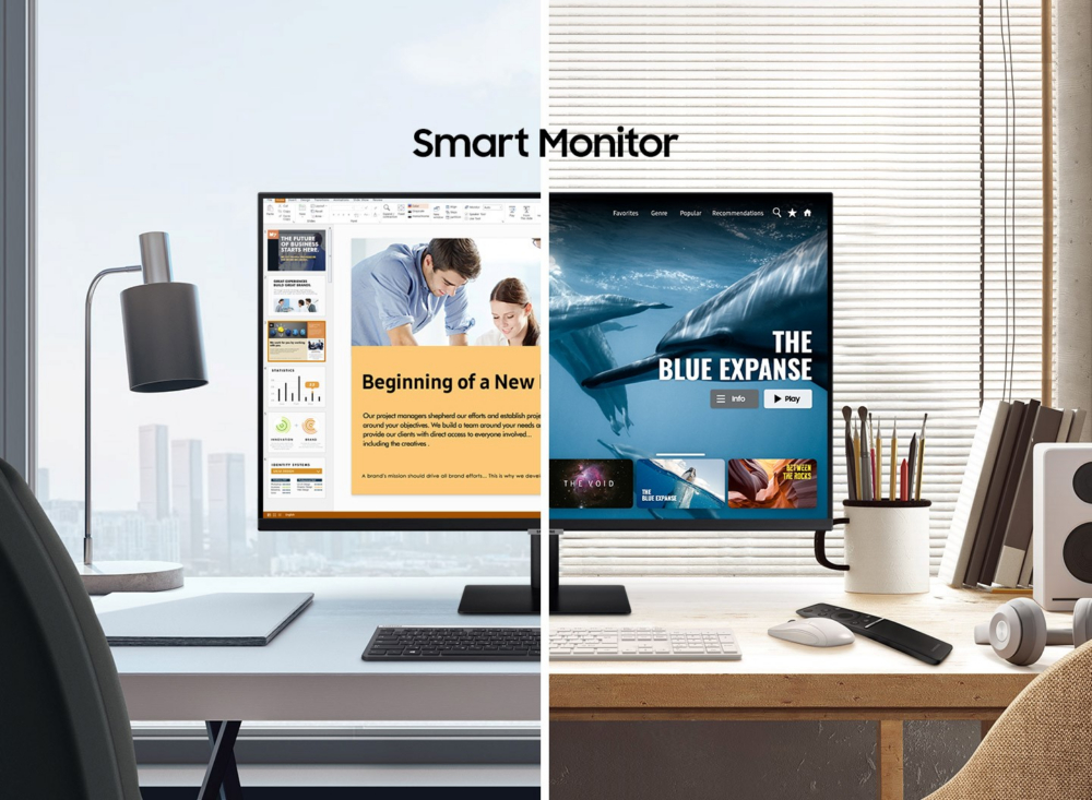 Samsung lança Smart Monitor com apps de TV, Apple AirPlay 2 e mais
