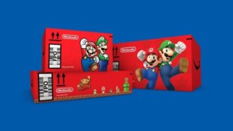 Amazon despacha encomendas em caixas de Super Mario Bros nos EUA