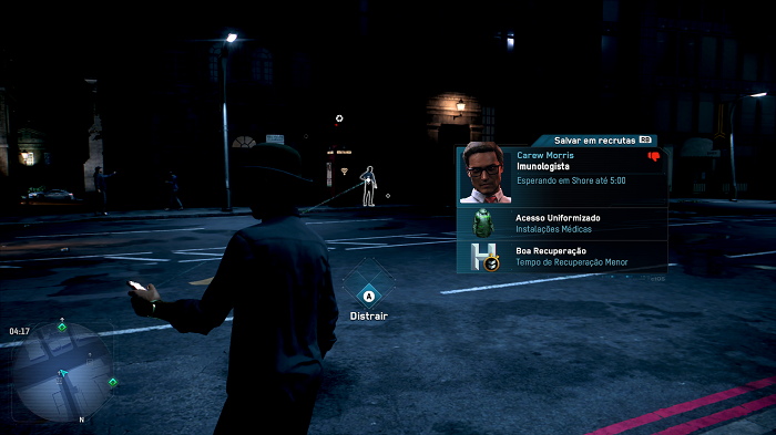 Possibilidade de recrutar qualquer pessoa em Watch Dogs: Legion (Imagem: Leandro Kovacs/Reprodução)