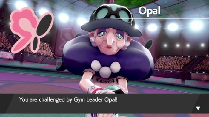 Opal é lider do ginásio de fada em Pokémon Sword e Shield (Imagem: Divulgação/The Pokémon Company)