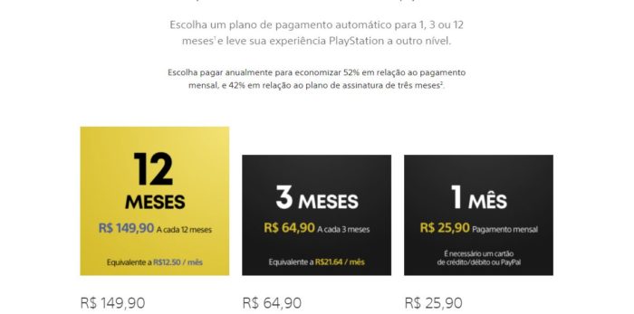 Cartao Playstation Plus Extra 12 Meses Assinatura Brasil