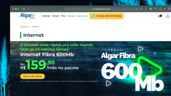 Algar anuncia internet gigabit e desconto em plano de 600 Mb/s
