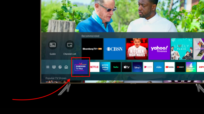 Aplicativo do Samsung TV Plus (Imagem: Divulgação/Samsung)