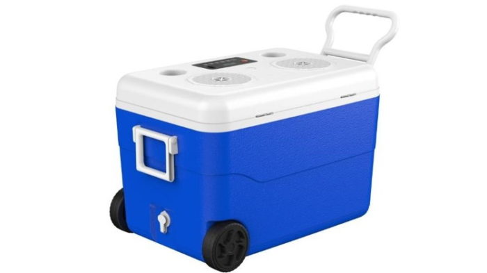 Cooler com caixa de som Bluetooth embutida (Imagem: Reprodução/Anatel)