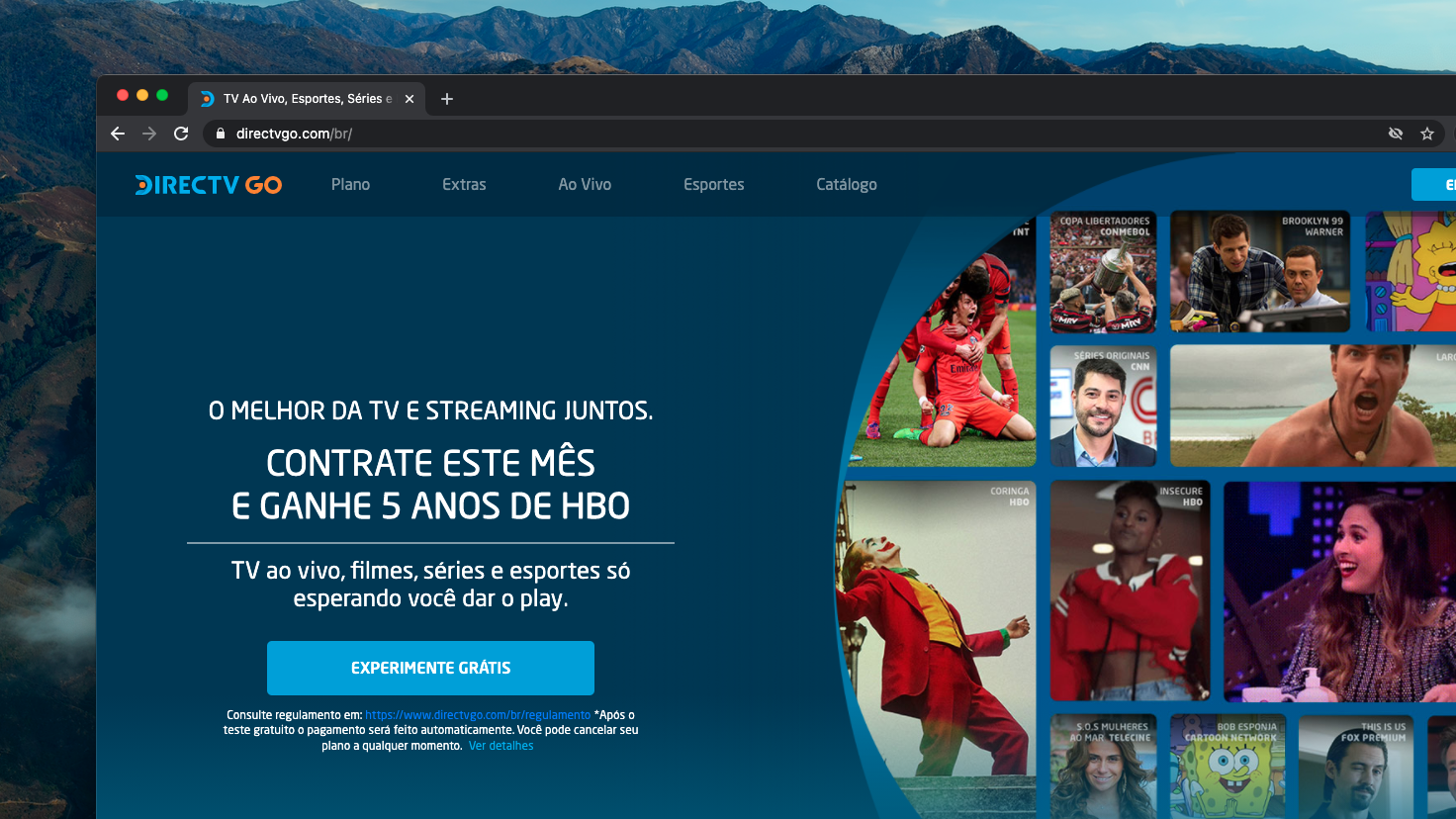 Teste de App - SKY Play para Android TV 