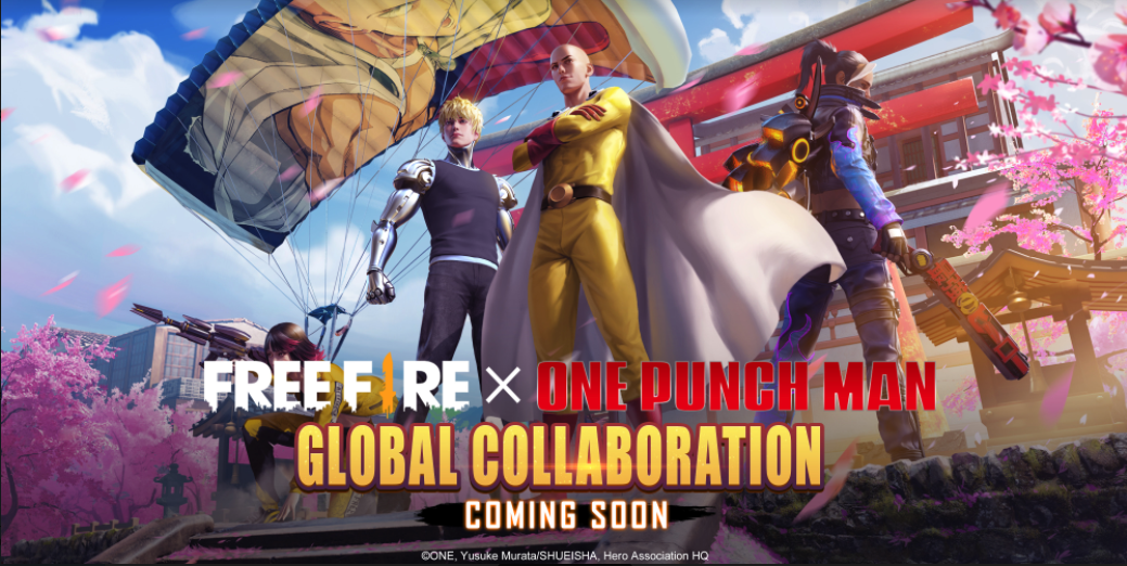 Free Fire receberá evento do anime One-Punch Man