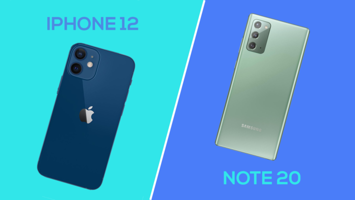 iPhone 12 vs Galaxy Note 20; qual é o melhor?