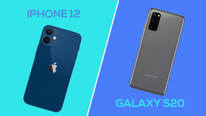 iPhone 12 vs Galaxy S20