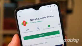 Nova Launcher Prime para Android entra em promoção por R$ 0,99