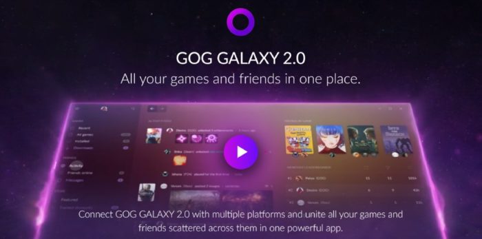 O que é GOG Galaxy 2.0 / Divulgação / GOG.COM