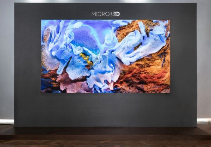 TV MicroLED de 110 polegadas da Samsung (imagem: divulgação/Samsung)