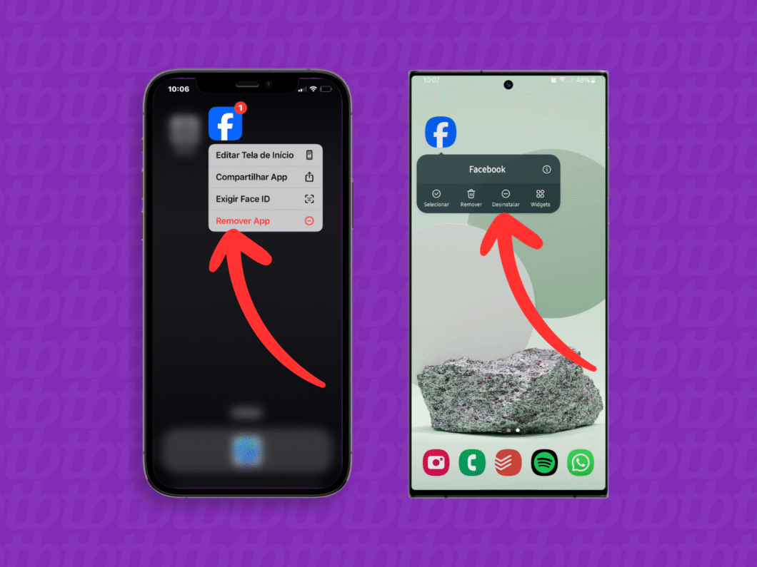É necessário desinstalar o app do Facebook antes de baixá-lo novamente