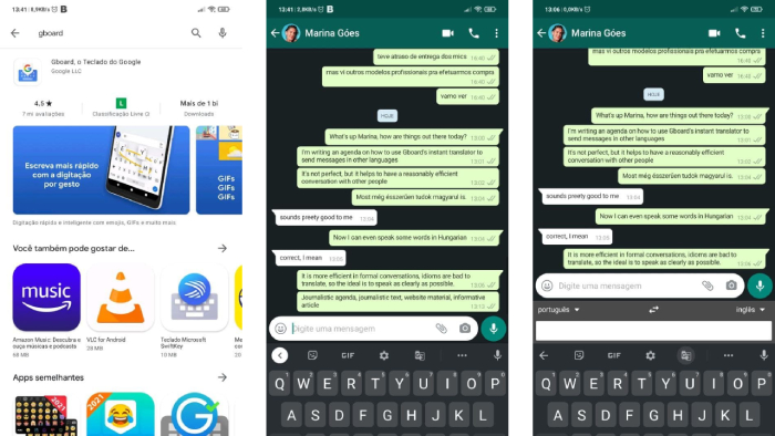 Como escrever com tradutor instantâneo no WhatsApp [Gboard] – Tecnoblog