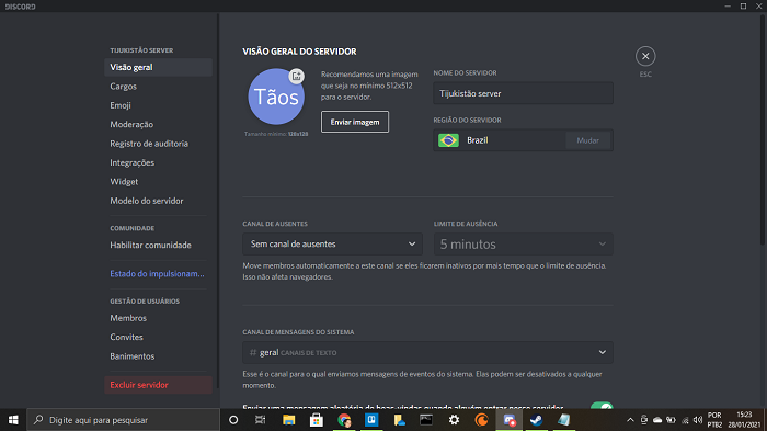 MUDANÇAS no DISCORD! FIM dos Servidores de WEBNAMORO