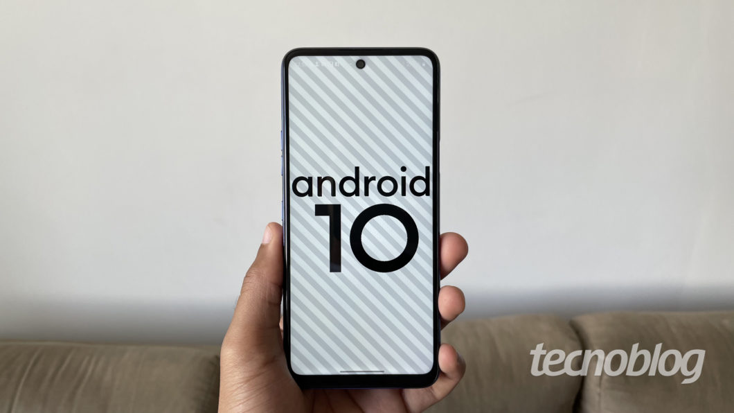 Android 10 no LG K62 (Imagem: Darlan Helder/Tecnoblog)