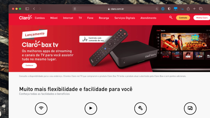 Claro Box TV recebe canais da Globo e aumenta preço do IPTV